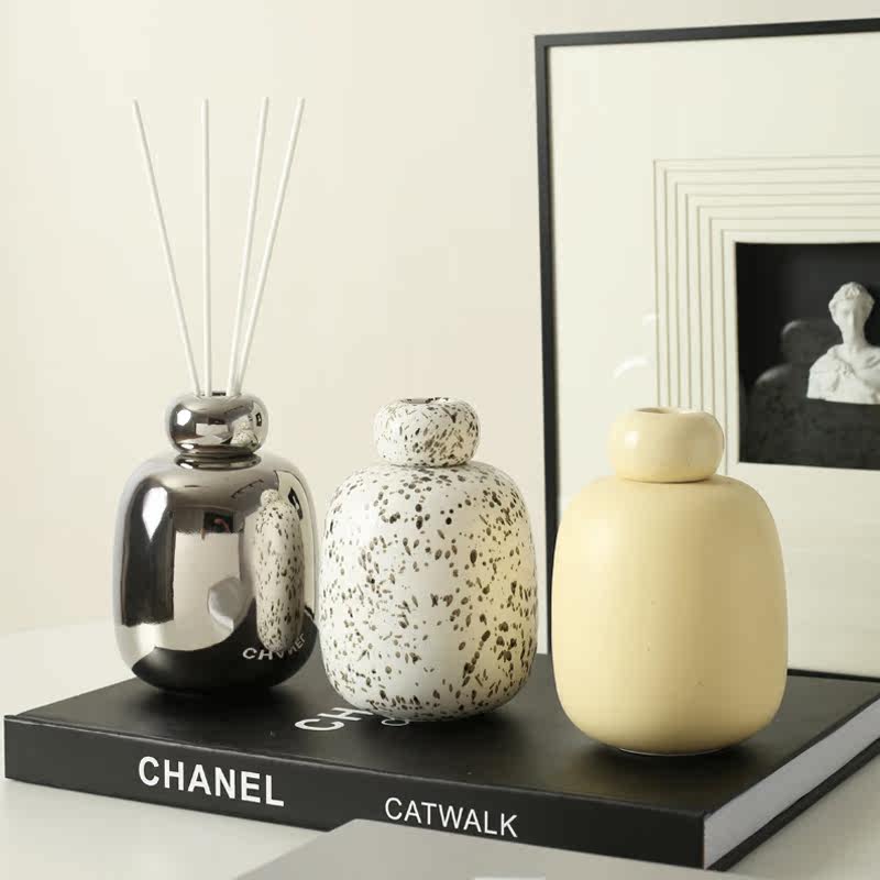 Perfume Fragrance For Room - زجاجة عطرية سيراميكية للناشر العطري بالقصب،