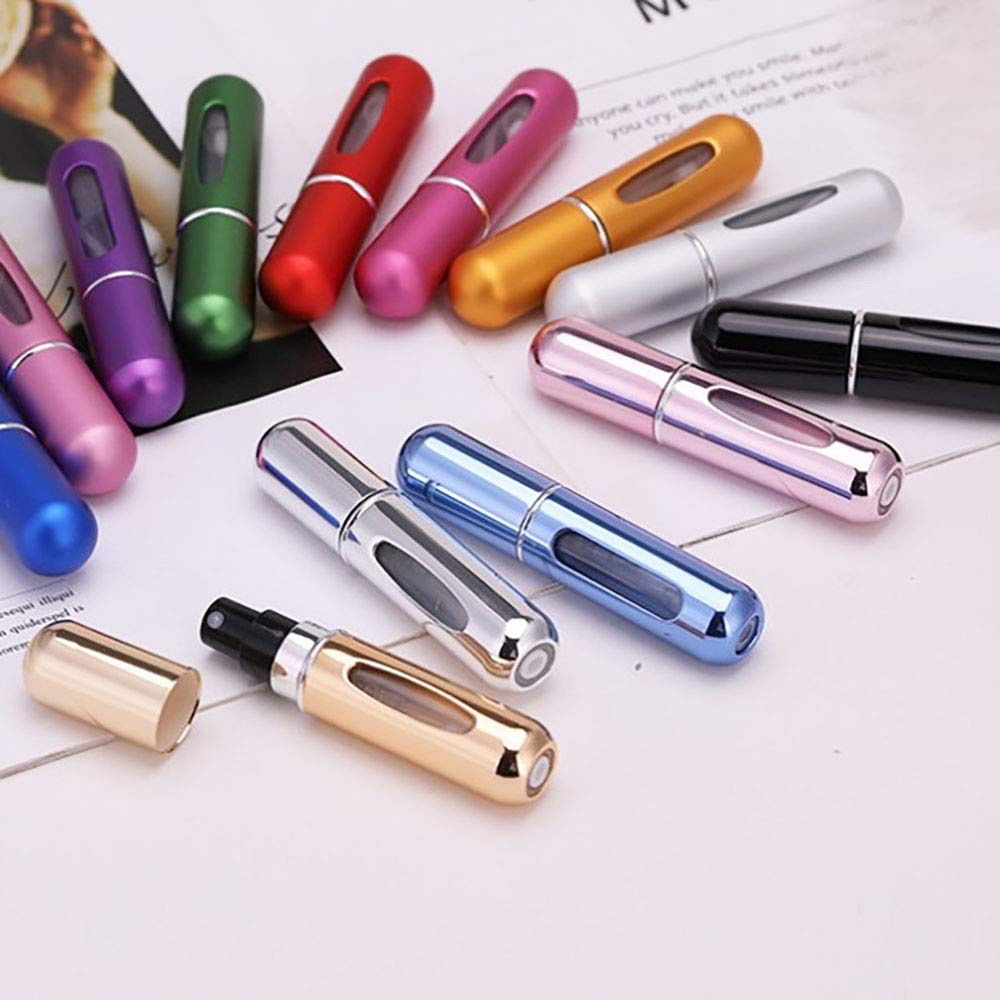 Perfume Travel Set - زجاجة عطر صغيرة قابلة لإعادة الملء،