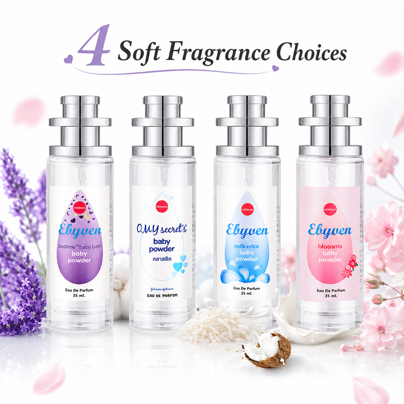 Perfume Travel Set - عبوتان من بودرة الأطفال المعطرة للنساء،
