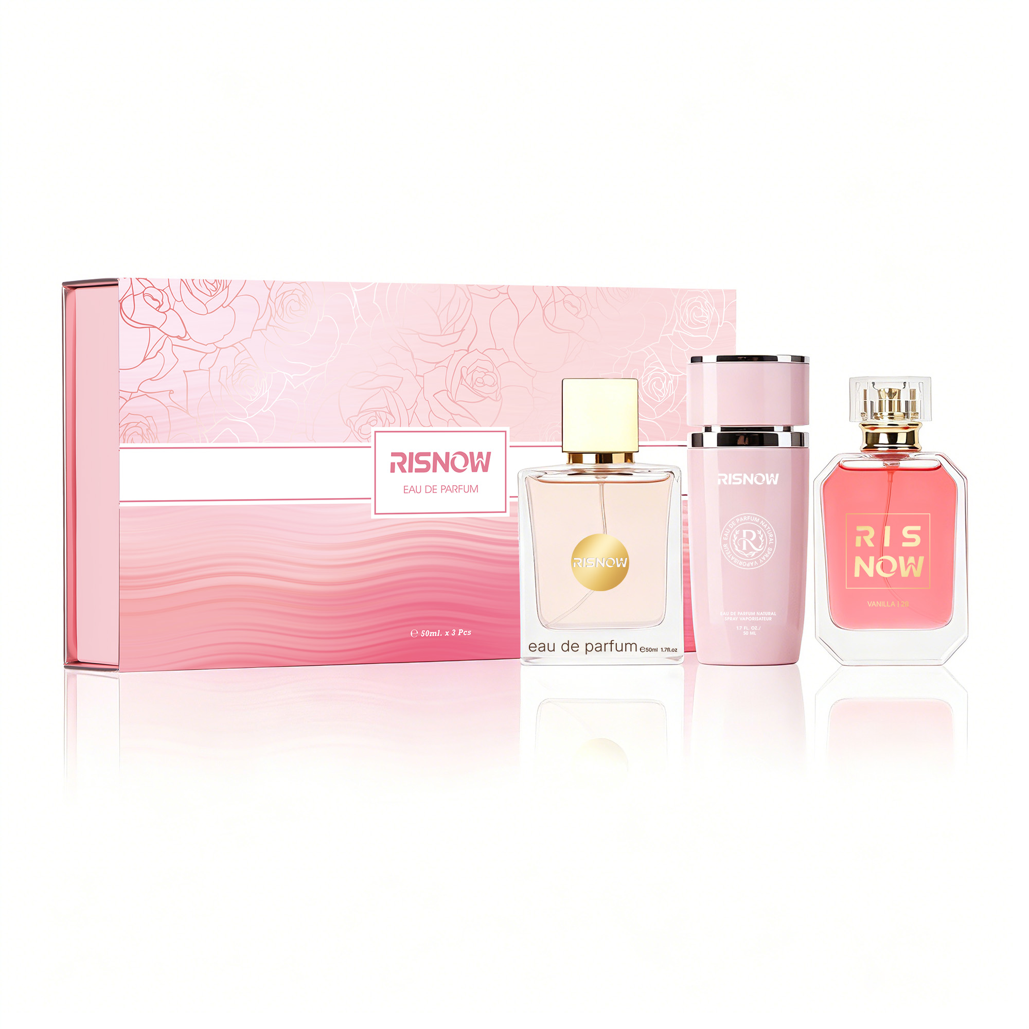 Perfume Travel Set - مجموعة من 3 قطع عطرية بحجم