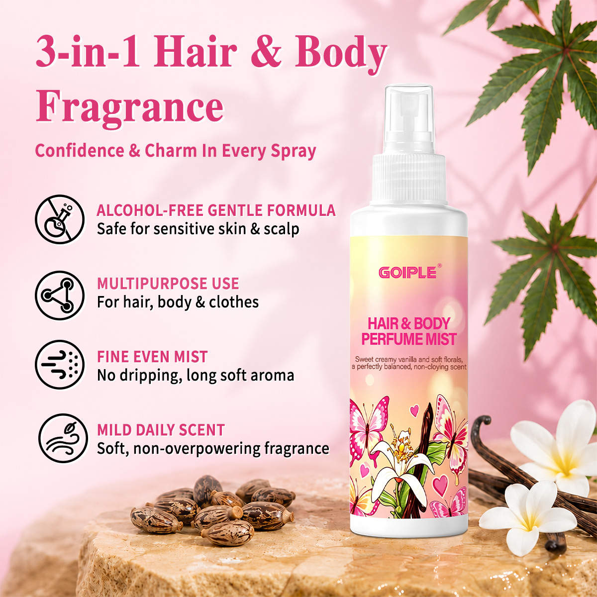رذاذ عطري للشعر والجسم، عطر خف - مراجعة Perfume Light Fragrance وسعره