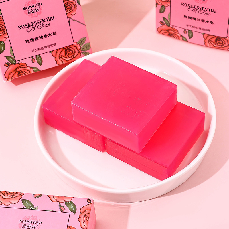 صابون الزيوت العطرية بالورد، ص - مراجعة Perfume Fragrance Rose وسعره