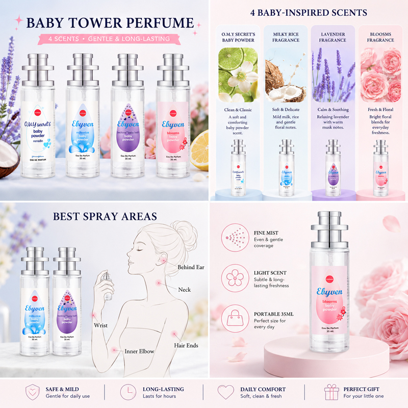 عبوتان من بودرة الأطفال المعطر - مراجعة Perfume Travel Set وسعره