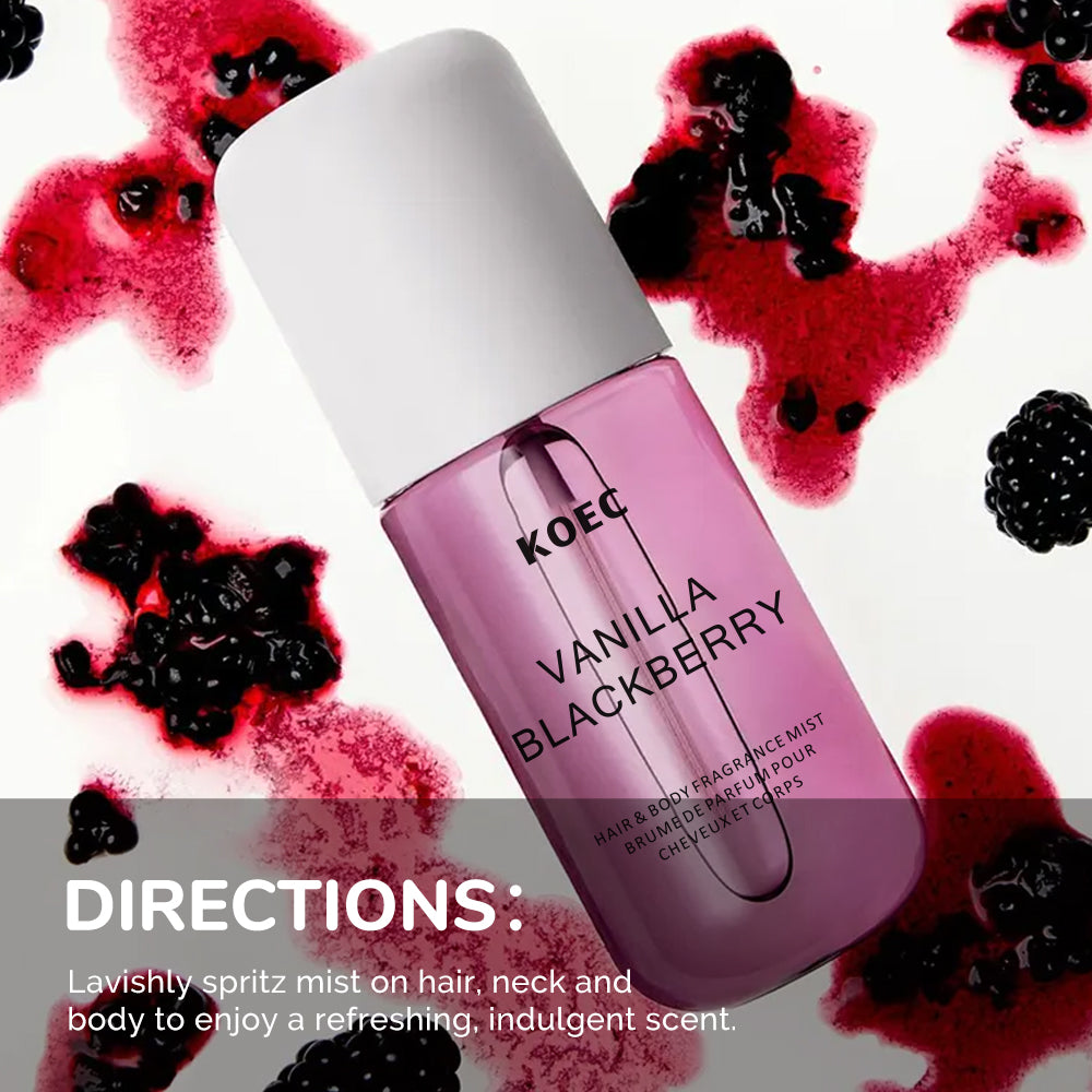 50 مللي KOEC فانيليا بلاك بيري - مراجعة Perfume Fragrance Mist وسعره